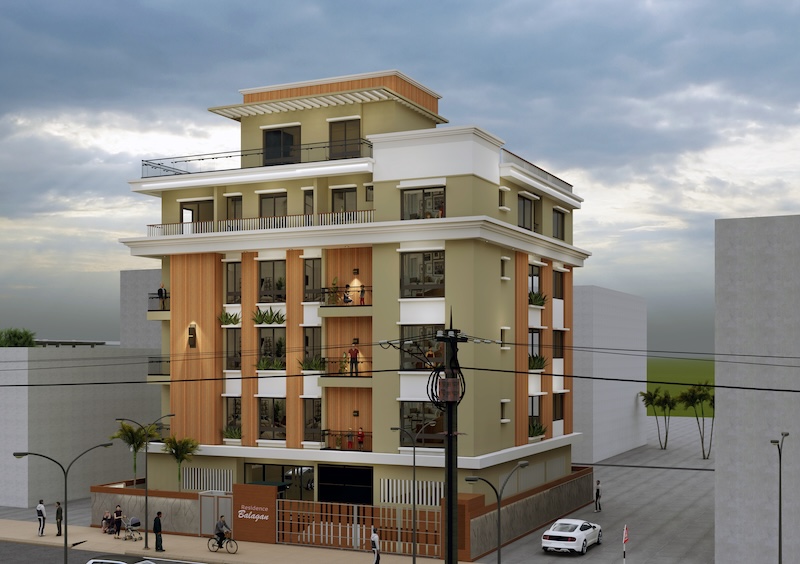 Mid rise apartment