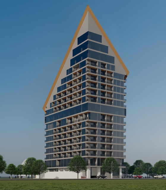 High-rise apartment tower design